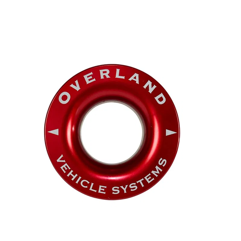 19240005 – OVERLAND VCL Winch Snatch Block, 10,000 Pound Capacity 2.5 Inch Red With Storage Bag